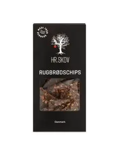 Rugbrødschips - Små danske
